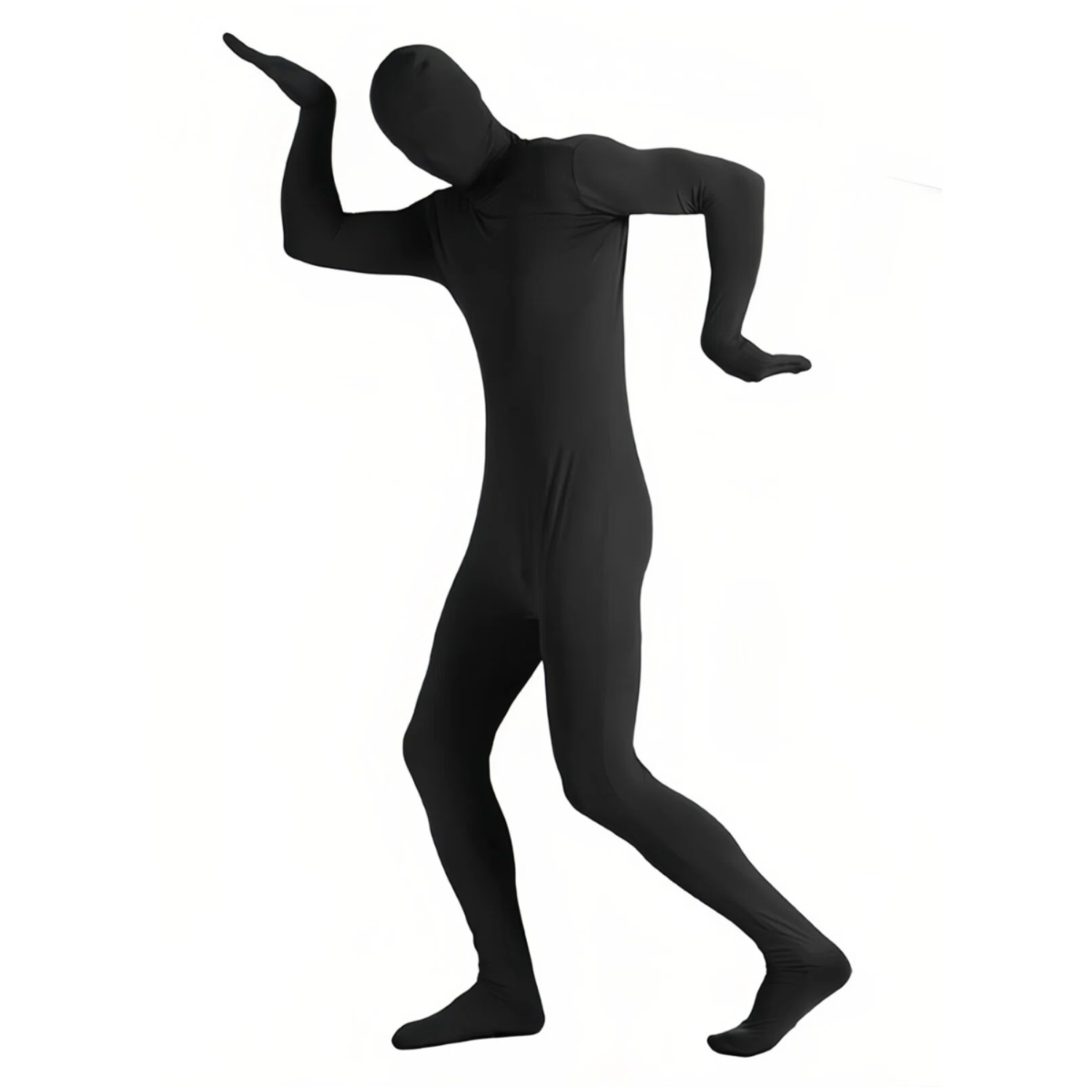 Yoga Fitness Jumpsuit - Black Full Body Spandex Jumpsuit Unisex