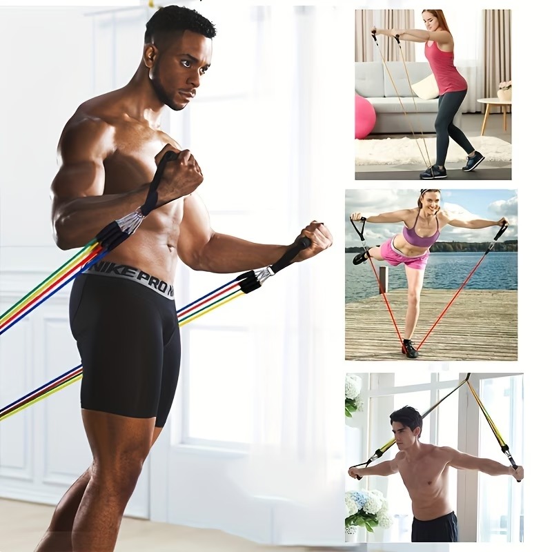 Resistance Band Set with Door  - Yoga Fitness Resistance Band ulasan dan harga