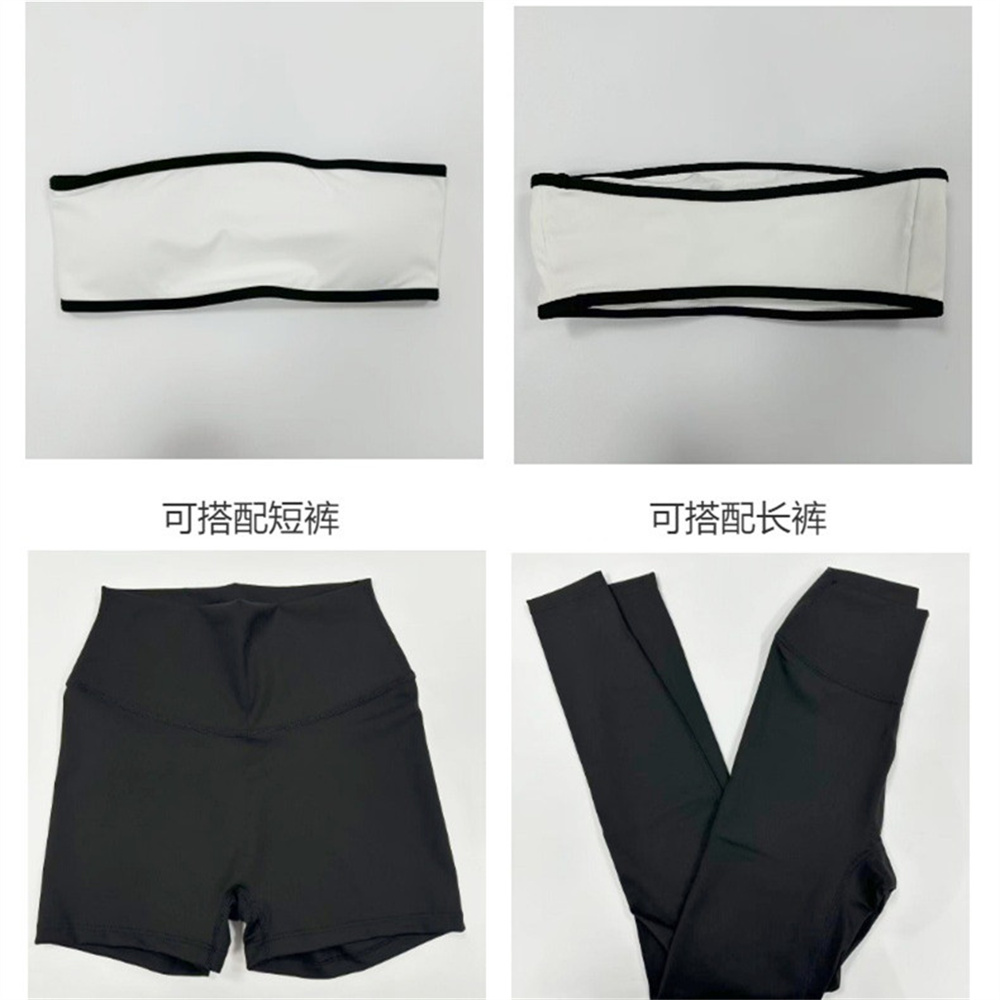 Pad Strapless Sports Bra Gym W - Yoga Fitness Youtube ulasan dan harga