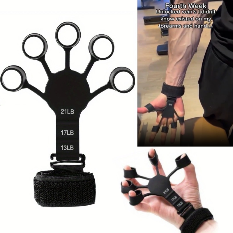 5 Finger Silicone Hand Grip Tr - Grip Strengthener Hand ulasan dan harga