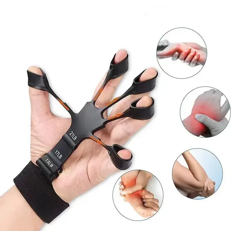 5 Finger Silicone Hand Grip Tr - Grip Strengthener Hand ulasan dan harga