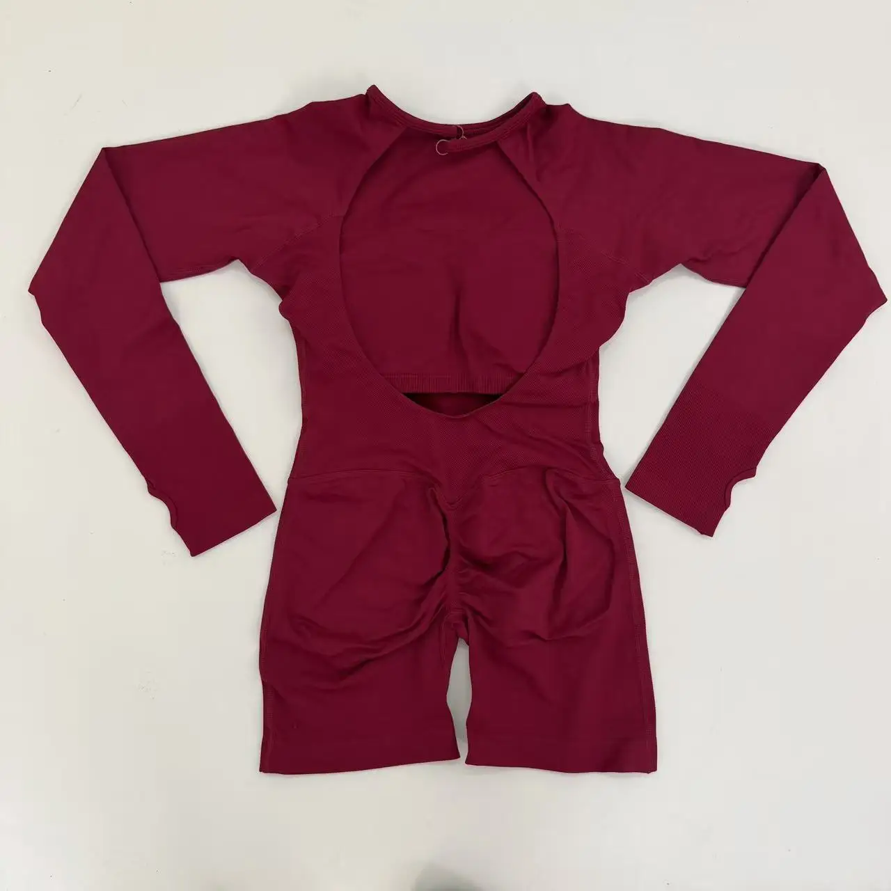 Long Sleeve Quick Dry Yoga Jum - Yoga Fitness Jumpsuit ulasan dan harga