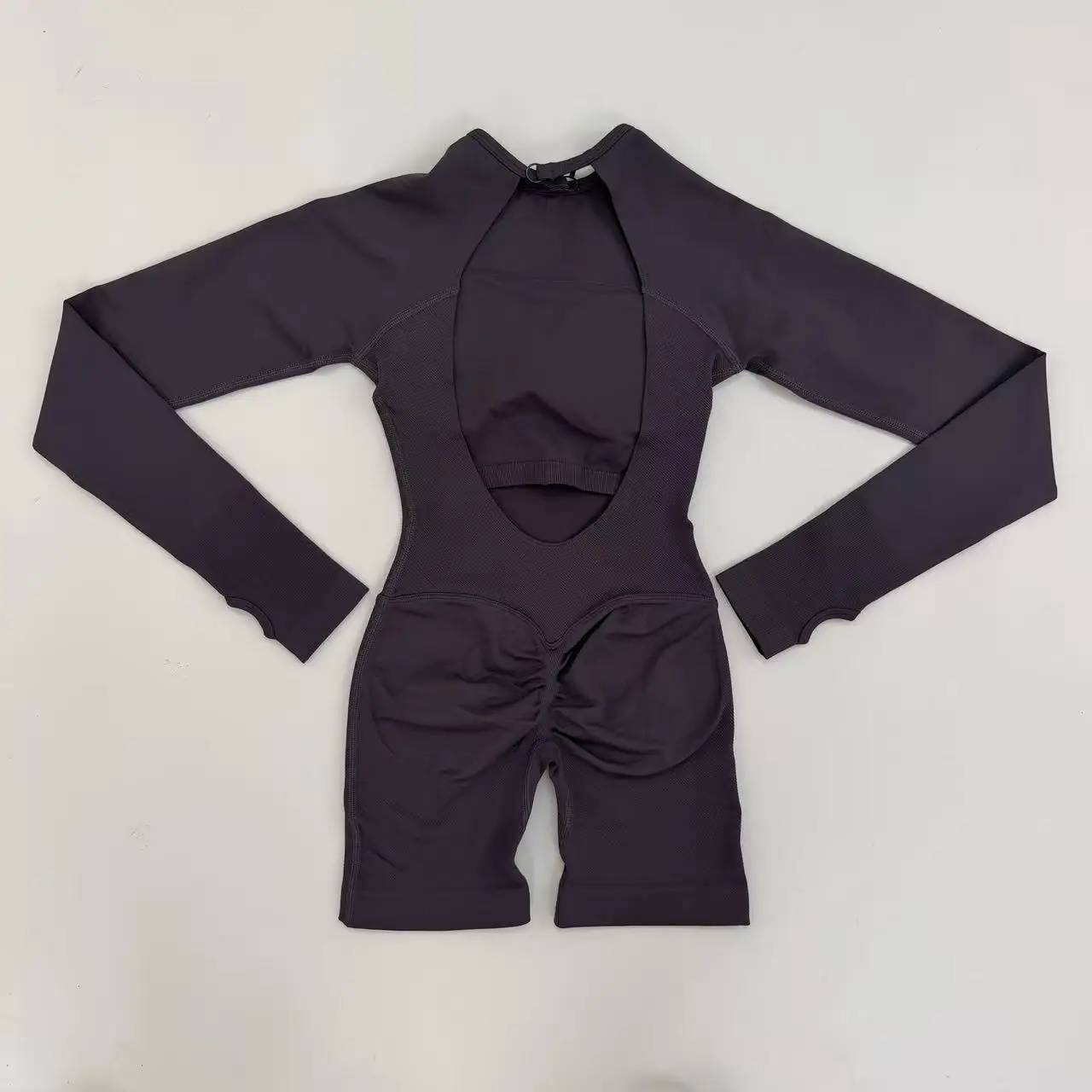 Long Sleeve Quick Dry Yoga Jum - Yoga Fitness Jumpsuit ulasan dan harga