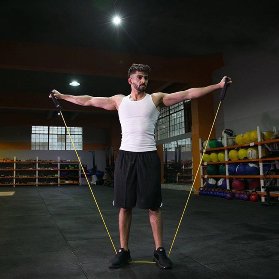 5-Level Resistance Bands With  - Yoga Fitness Resistance Band ulasan dan harga