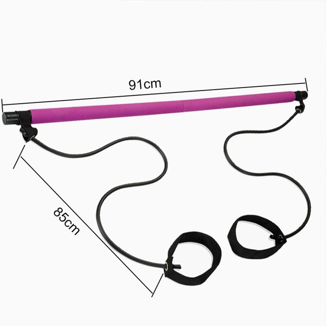 New Fitness Yoga Pilates Bar S - Yoga Fitness Resistance Band ulasan dan harga