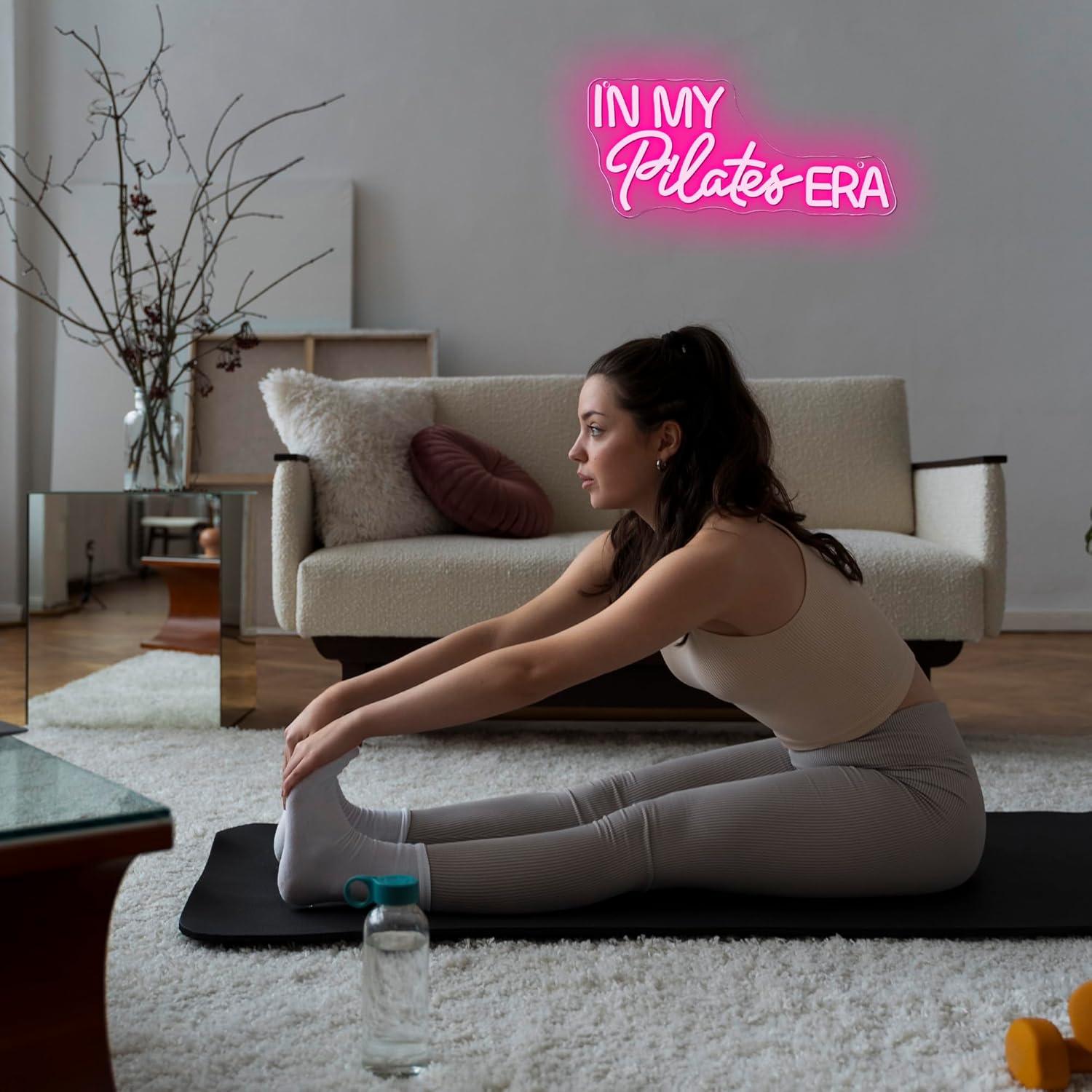 In My Pilates Era Neon Sign Di - Yoga Fitness Room ulasan dan harga