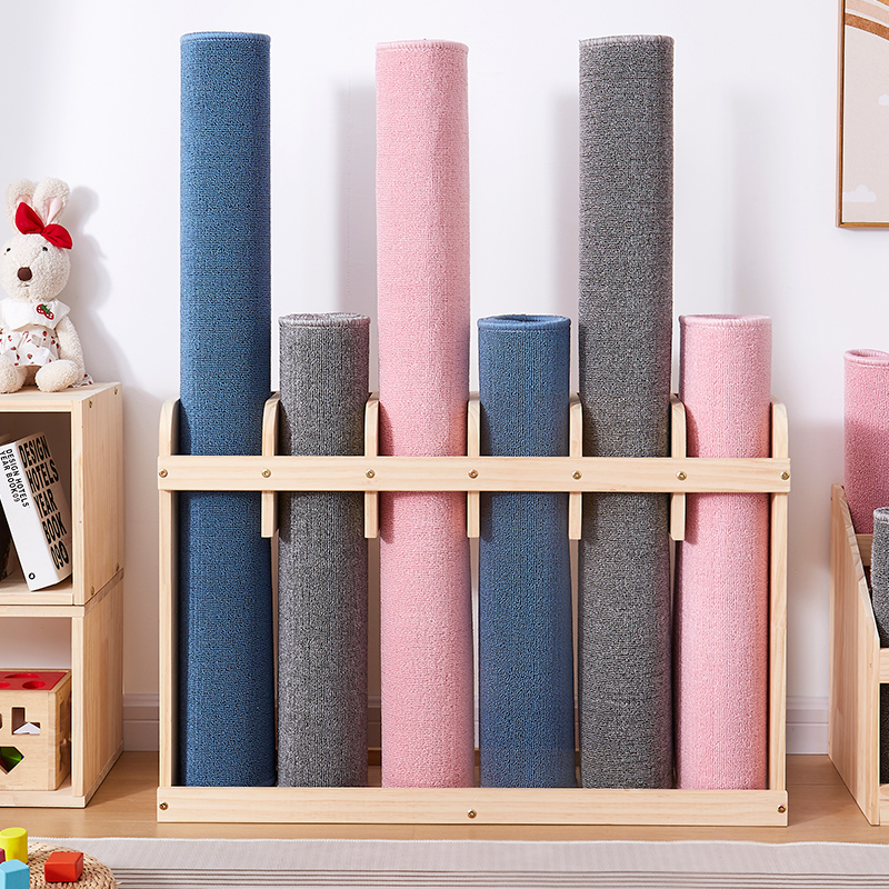 Solid Wood Floor Storage Rack  - Yoga Fitness Room ulasan dan harga