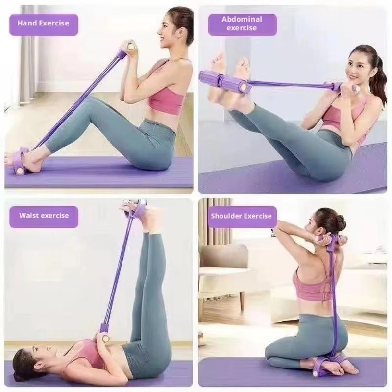 2PCS Multi-Functional 6 Tube P - Yoga Fitness Resistance Band ulasan dan harga