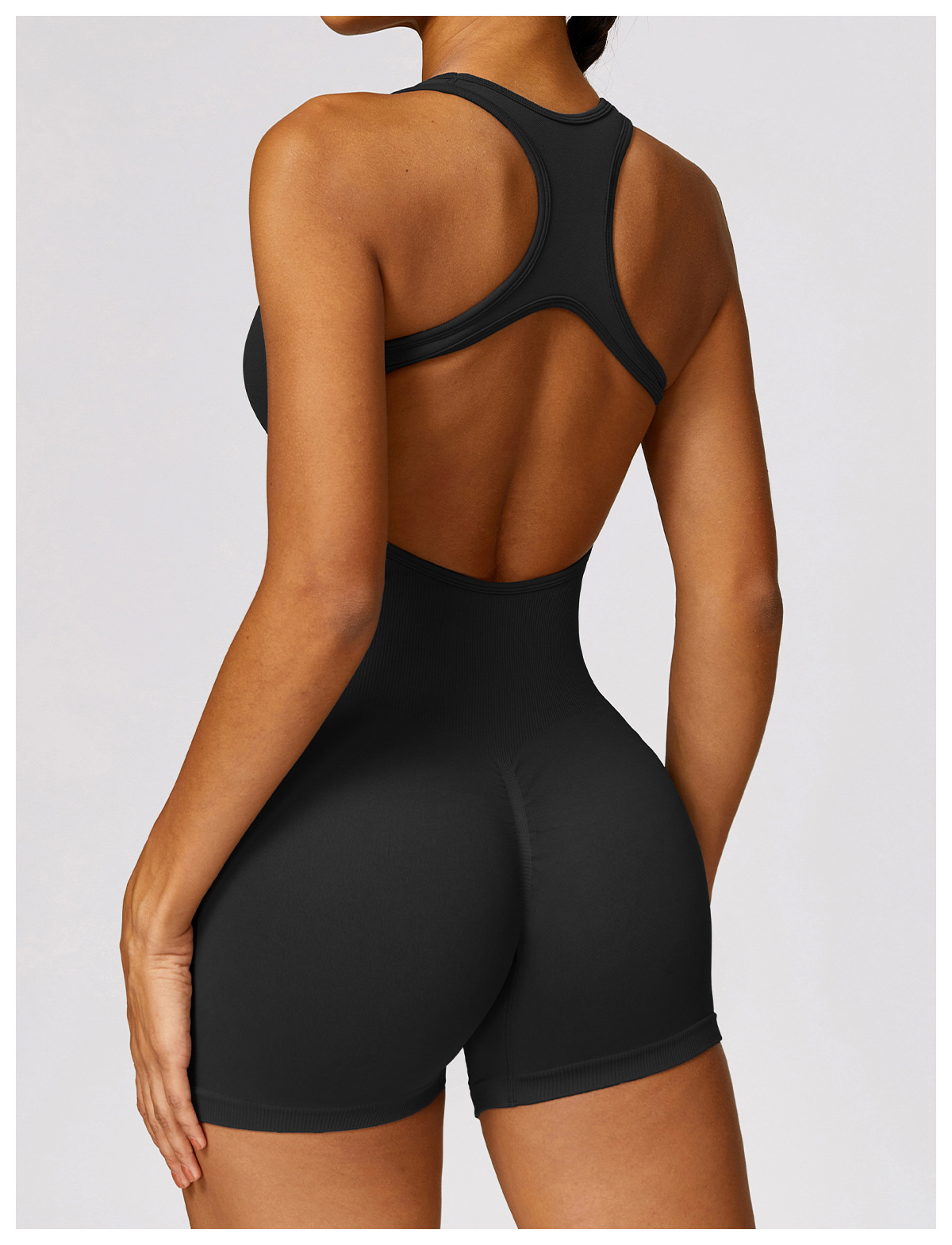 Sexy Back Jumpsuit Gym Set Wom - Yoga Fitness Jumpsuit ulasan dan harga