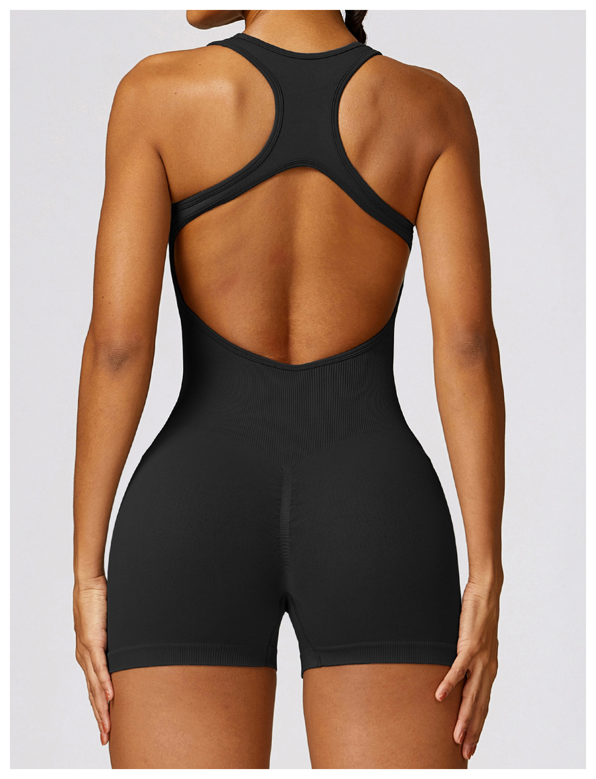 Sexy Back Jumpsuit Gym Set Wom - Yoga Fitness Jumpsuit ulasan dan harga