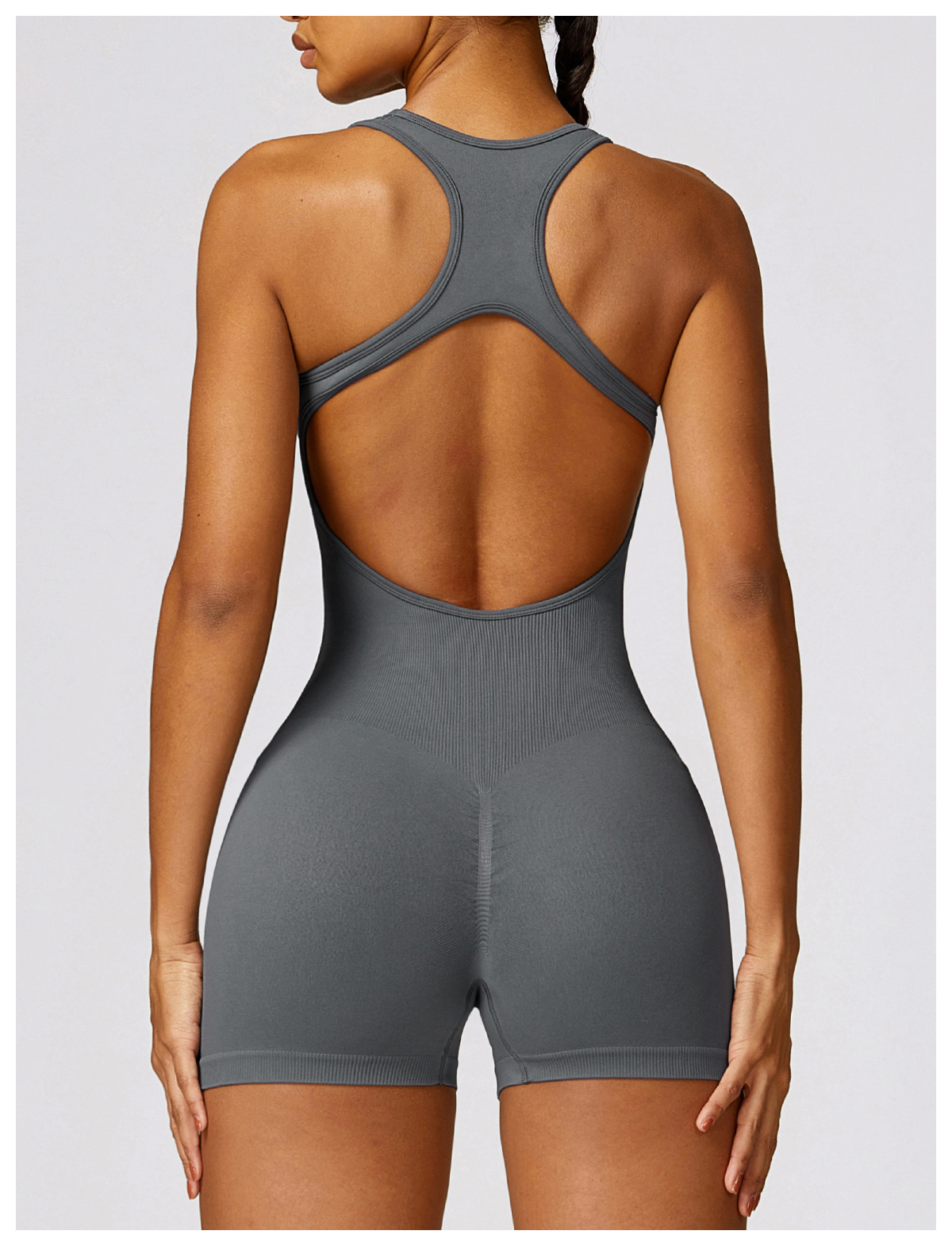 Sexy Back Jumpsuit Gym Set Wom - Yoga Fitness Jumpsuit ulasan dan harga