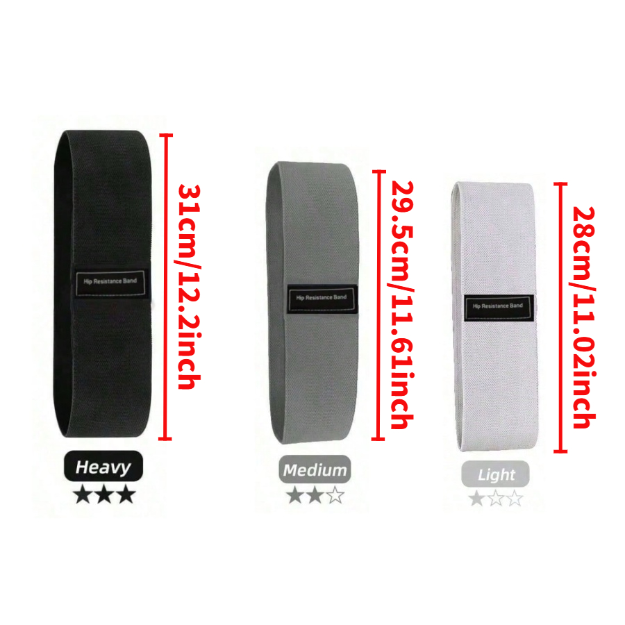 Basic Fabric Resistance Bands  - Yoga Fitness Resistance Band ulasan dan harga