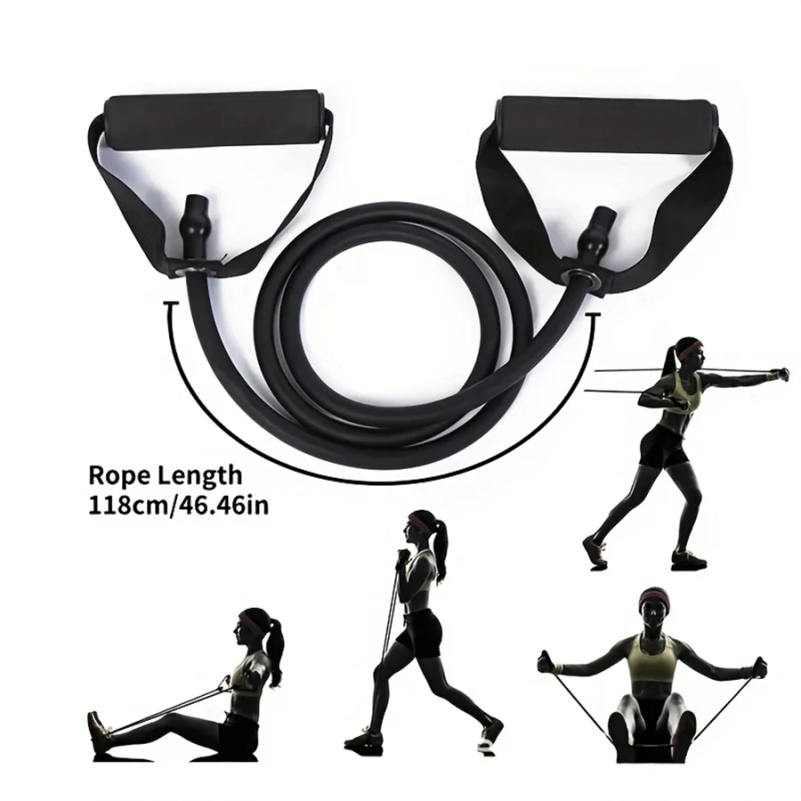 1pc 4-Level Resistance Bands w - Yoga Fitness Resistance Band ulasan dan harga