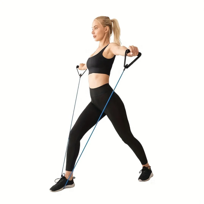 1pc 4-Level Resistance Bands w - Yoga Fitness Resistance Band ulasan dan harga