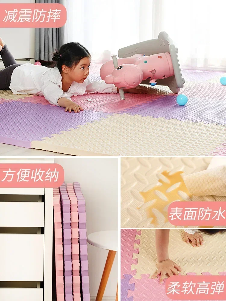 Protection EVA Leaf Grain Floo - Yoga Fitness Room ulasan dan harga