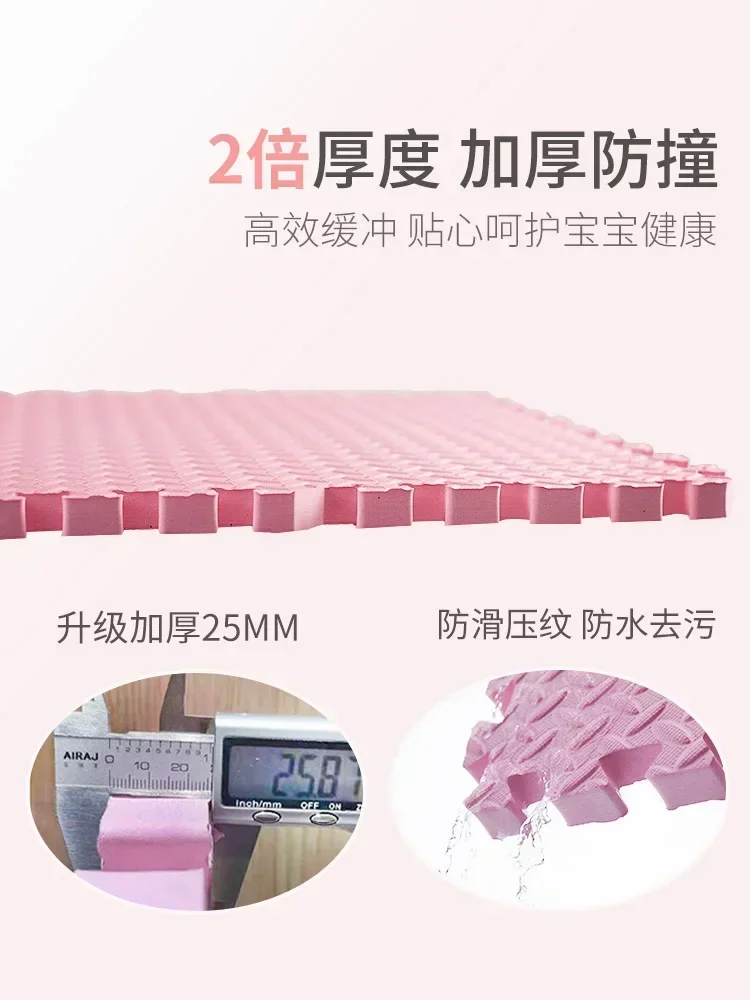 Protection EVA Leaf Grain Floo - Yoga Fitness Room ulasan dan harga