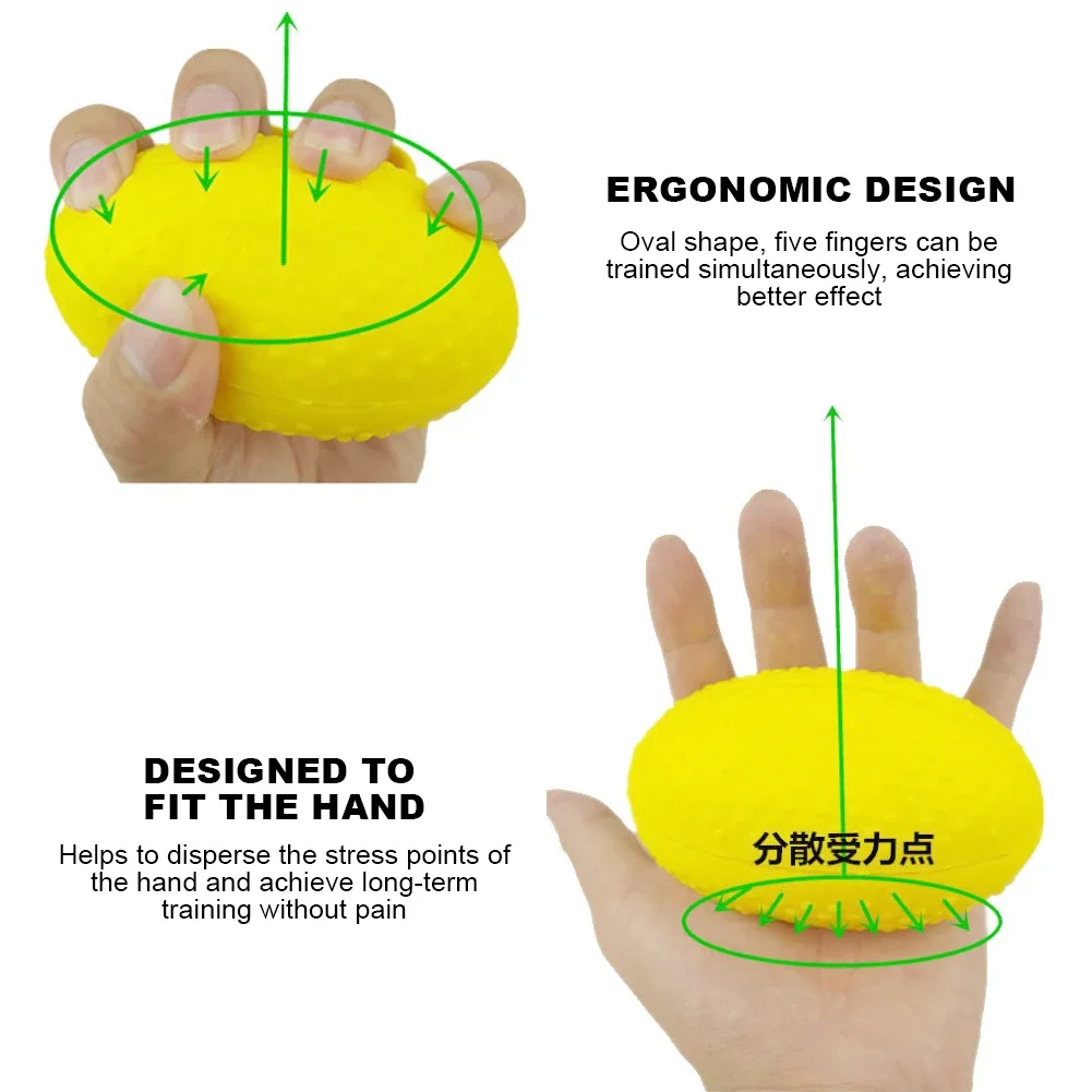 Hand Grip Ball Finger Exercise - Grip Strengthener Hand ulasan dan harga