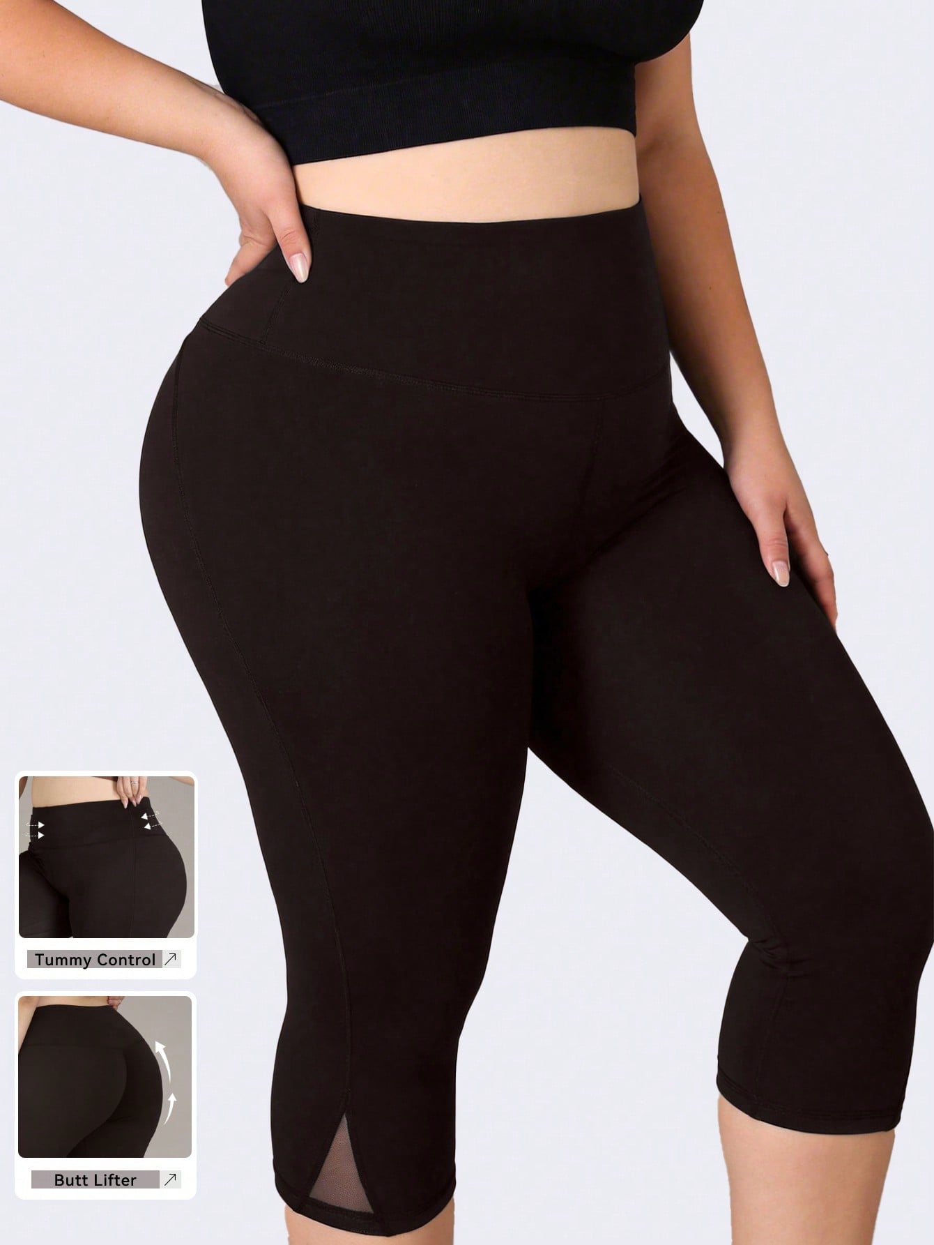 Plus Size Gym Leggings Women M - Yoga Fitness Pants ulasan dan harga