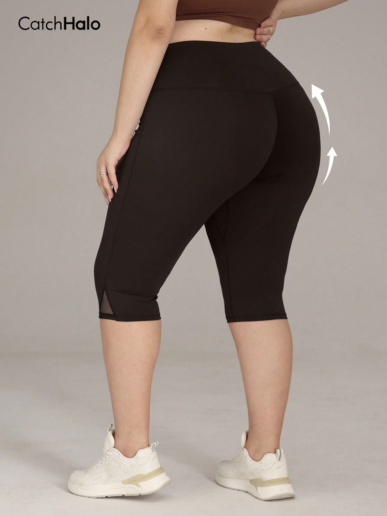 Plus Size Gym Leggings Women M - Yoga Fitness Pants ulasan dan harga