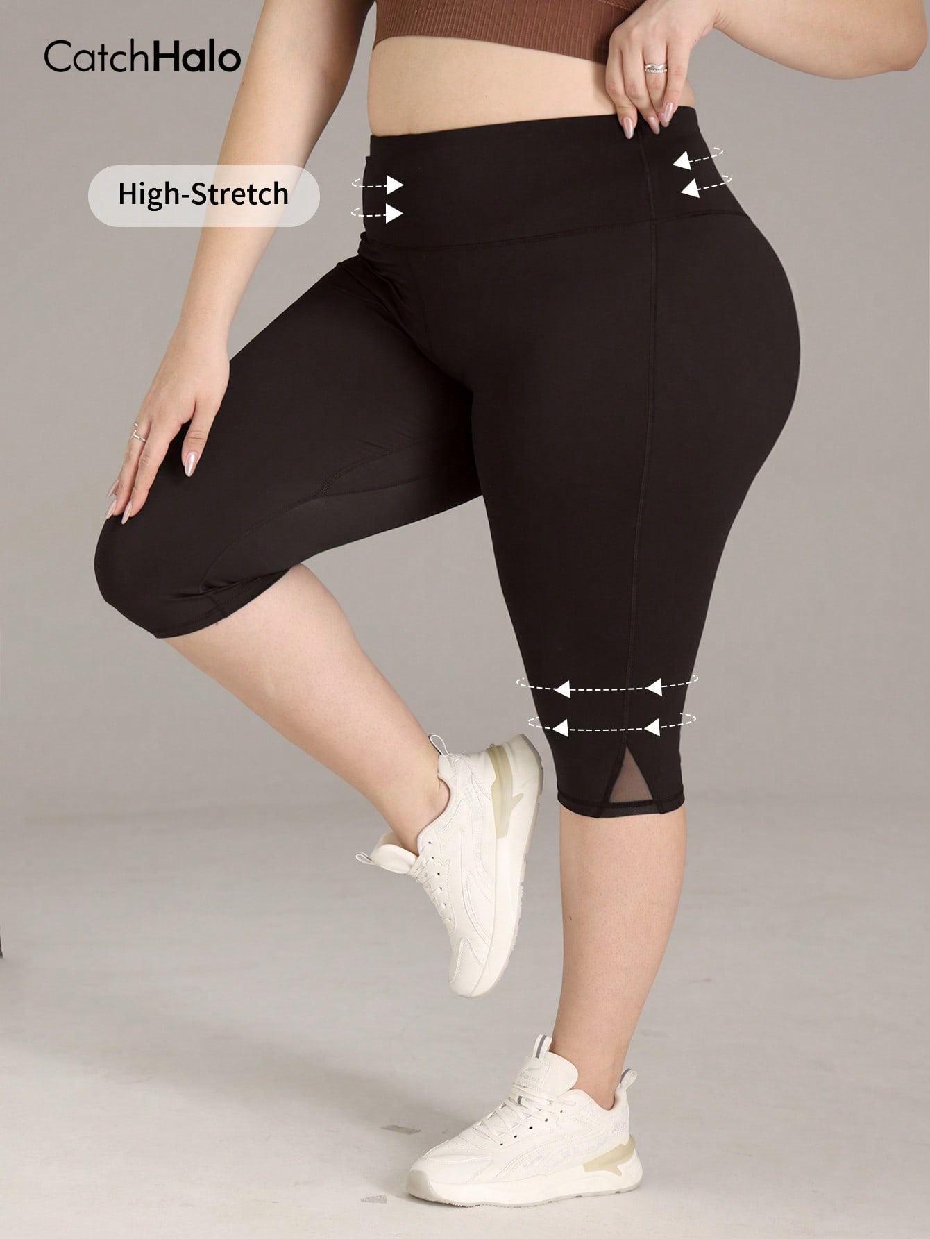 Plus Size Gym Leggings Women M - Yoga Fitness Pants ulasan dan harga