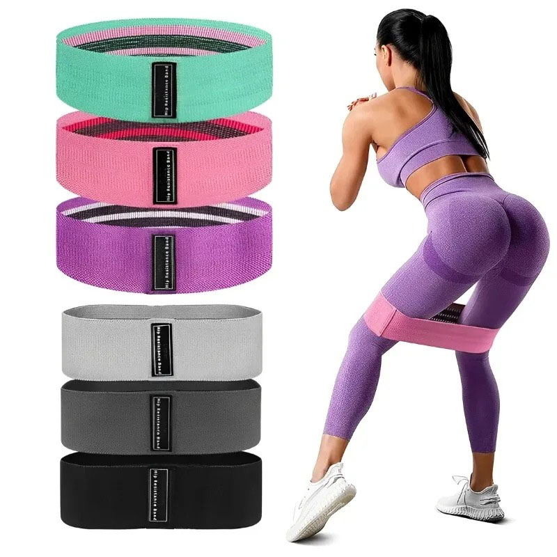 3Pcs Fabric Resistance Hip Boo - Yoga Fitness Resistance Band ulasan dan harga
