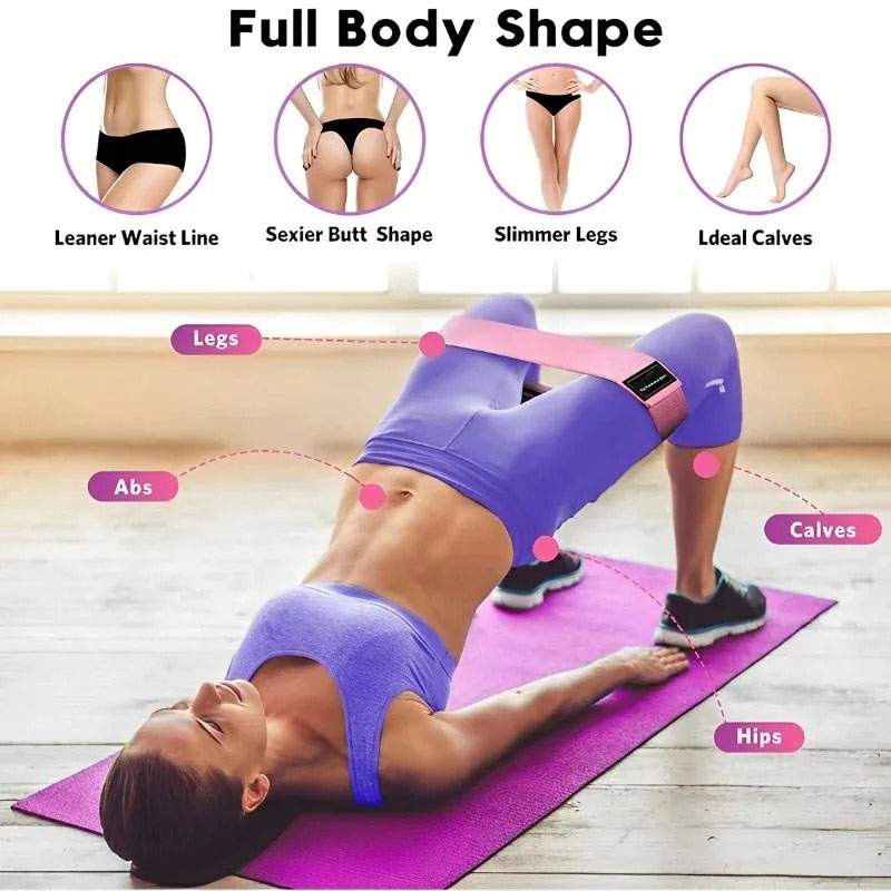 3Pcs Fabric Resistance Hip Boo - Yoga Fitness Resistance Band ulasan dan harga