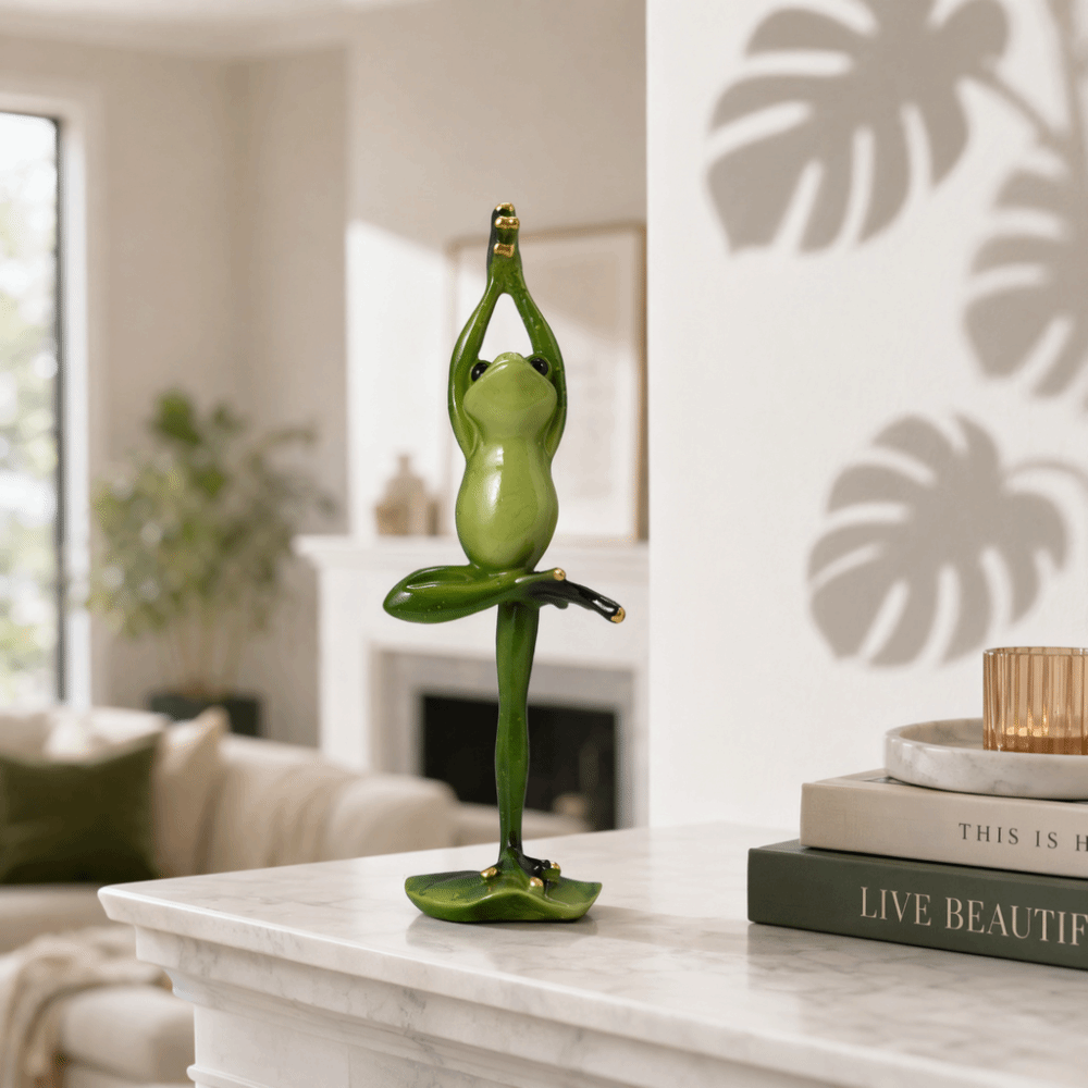 Resin Yoga Pose Amphibian Resi - Yoga Fitness Model ulasan dan harga