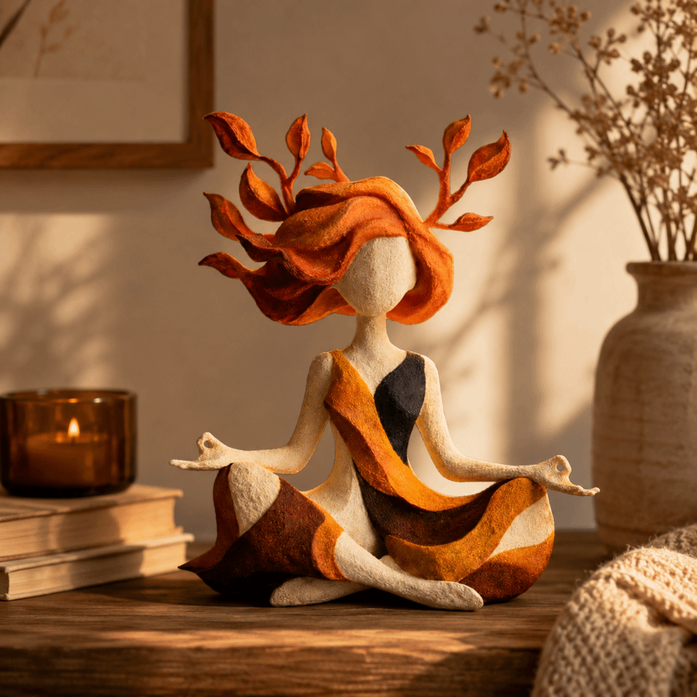 Resin Meditating Statue Multi- - Yoga Fitness Model ulasan dan harga