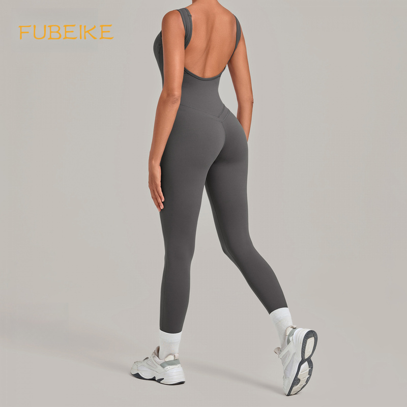 Yoga Jumpsuit With Deep Backle - Yoga Fitness Jumpsuit ulasan dan harga