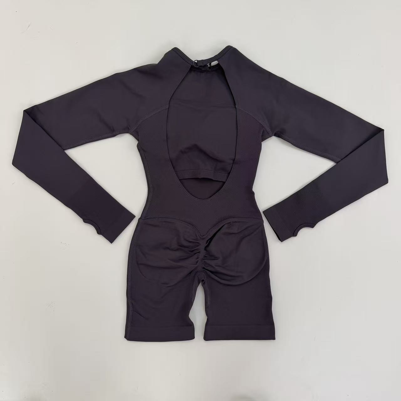 Du Jia Long Sleeve One Piece G - Yoga Fitness Jumpsuit ulasan dan harga