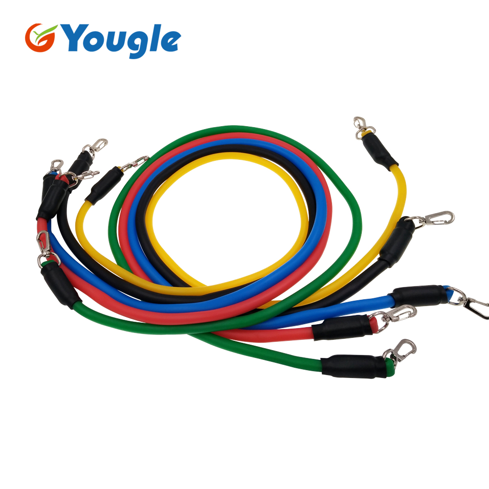 YOUGLE 11pcs/set Pull Rope Fit - Yoga Fitness Resistance Band ulasan dan harga