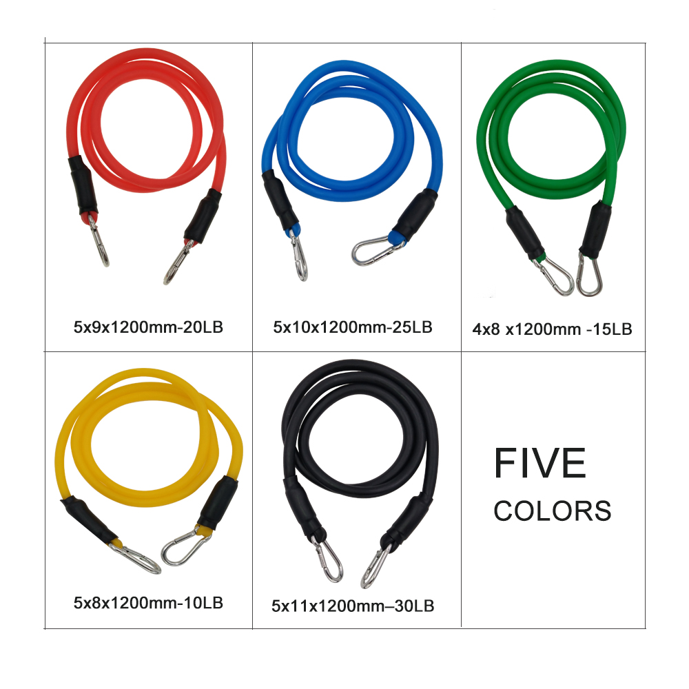 YOUGLE 11pcs/set Pull Rope Fit - Yoga Fitness Resistance Band ulasan dan harga