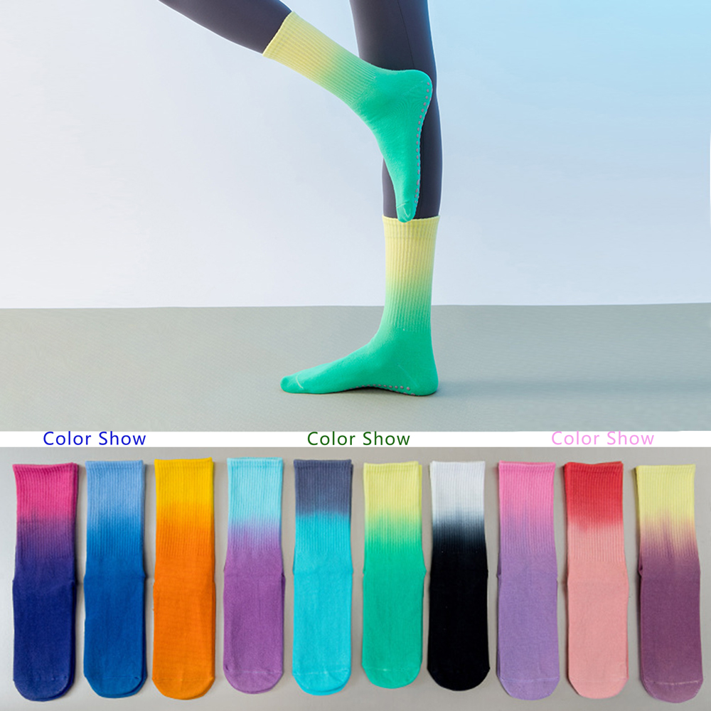 Colourful Women Sports Socks C - Yoga Fitness Youtube ulasan dan harga
