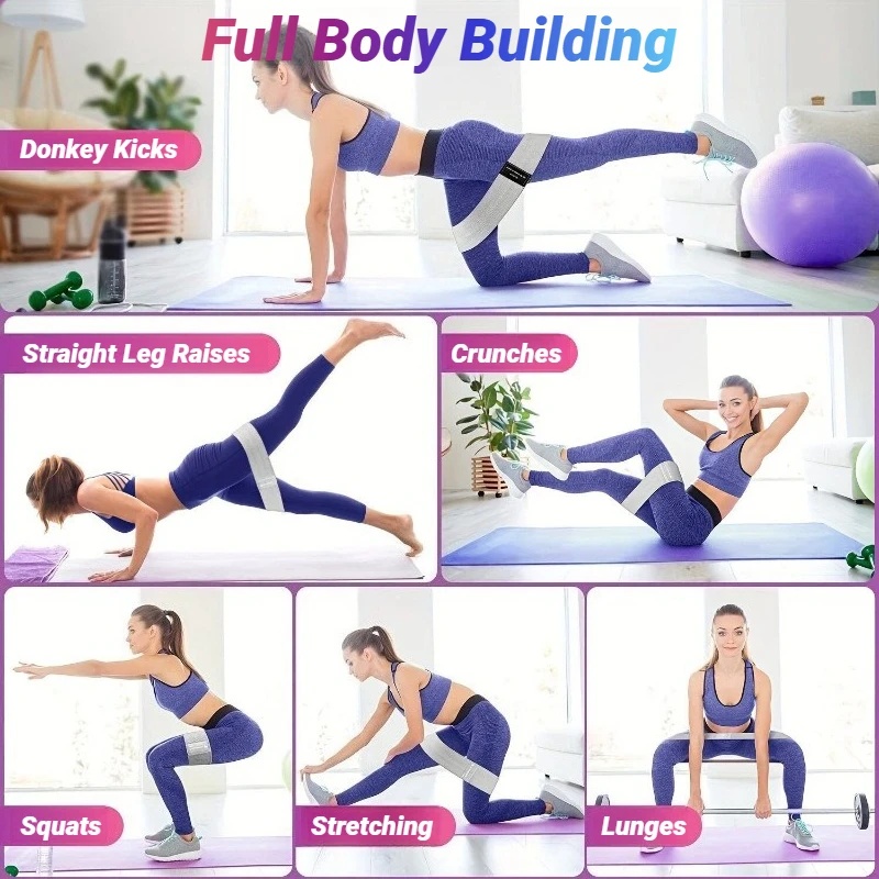 3pcs Resistance Bands Hip Boot - Yoga Fitness Resistance Band ulasan dan harga
