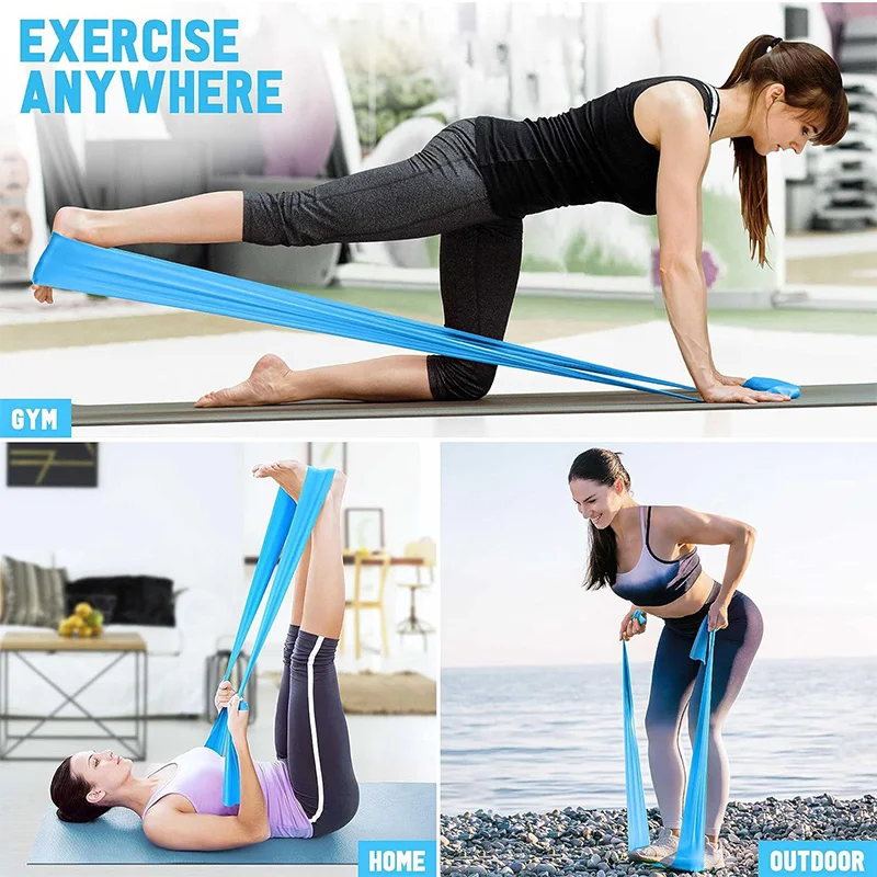 Elastic Yoga Fitness Bands Yog - Yoga Fitness Resistance Band ulasan dan harga