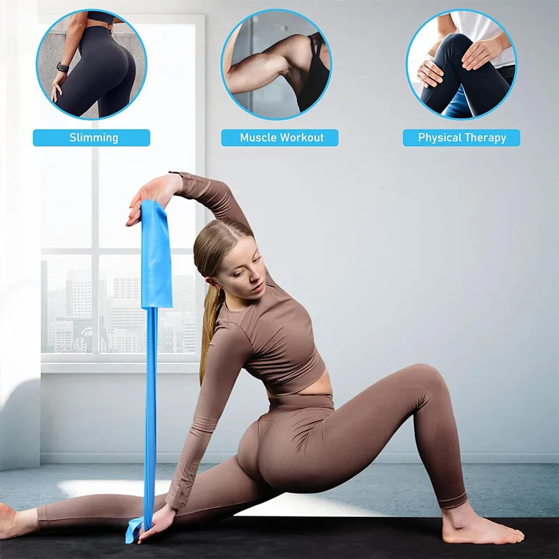 Elastic Yoga Fitness Bands Yog - Yoga Fitness Resistance Band ulasan dan harga