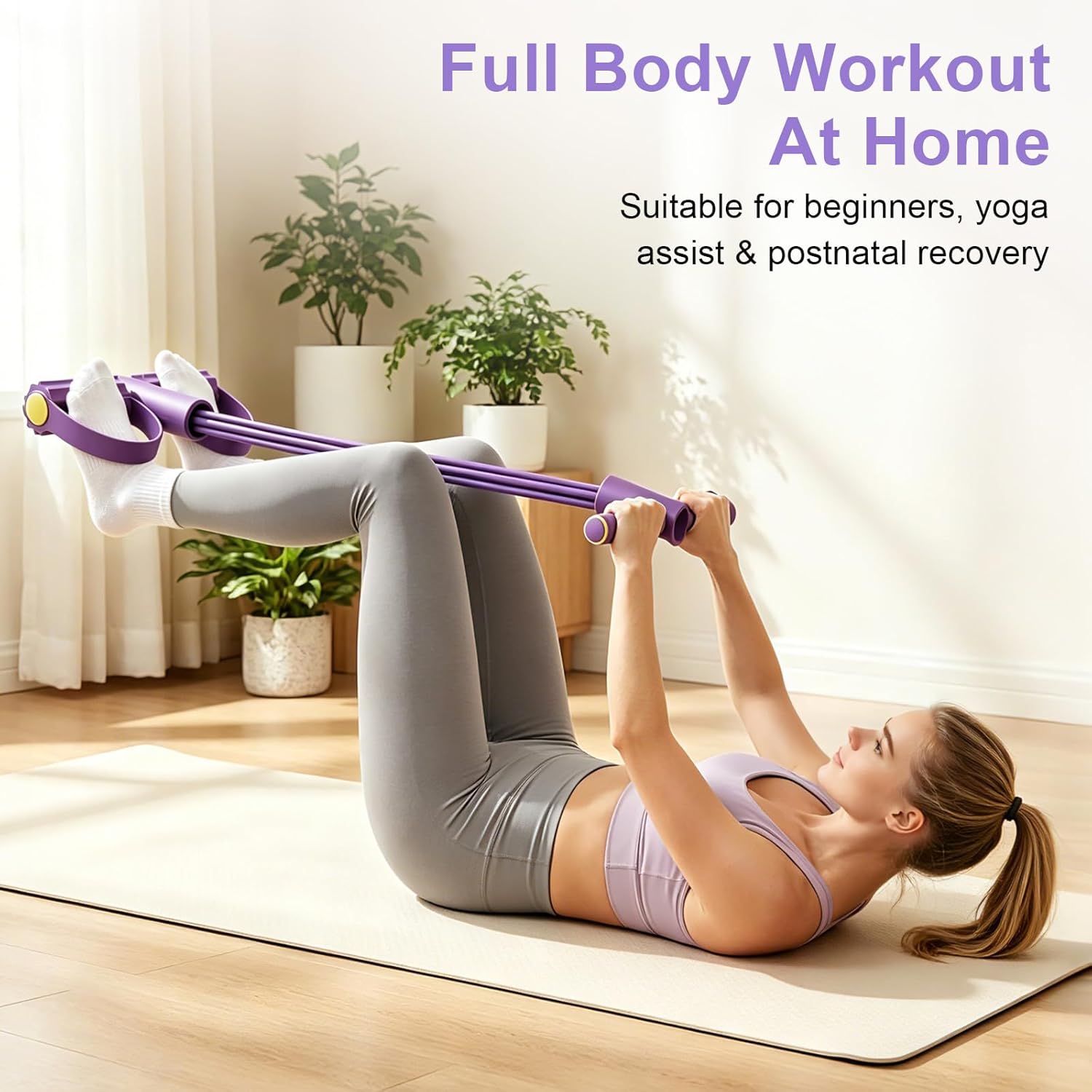 4-Tube Resistance Band Multi F - Yoga Fitness Resistance Band ulasan dan harga