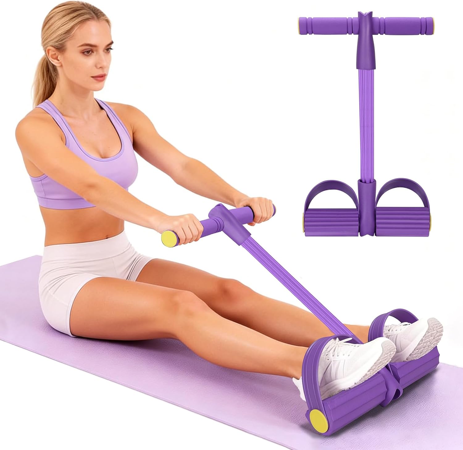 4-Tube Resistance Band Multi F - Yoga Fitness Resistance Band ulasan dan harga